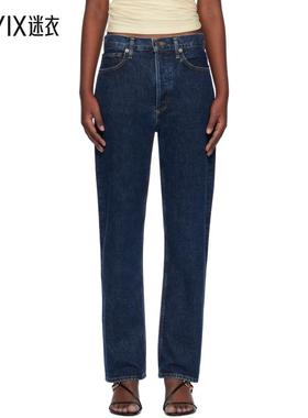 AGOLDE 女士蓝色 90's Pinch Waist High Rise Straight 牛仔裤