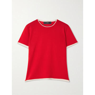 Arch4 女士 SS26 毛衣 Selcombe two-tone 层叠感有机羊绒上衣