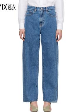 RÓhe 女款蓝色 Baggy Fit 牛仔裤  迷衣时尚