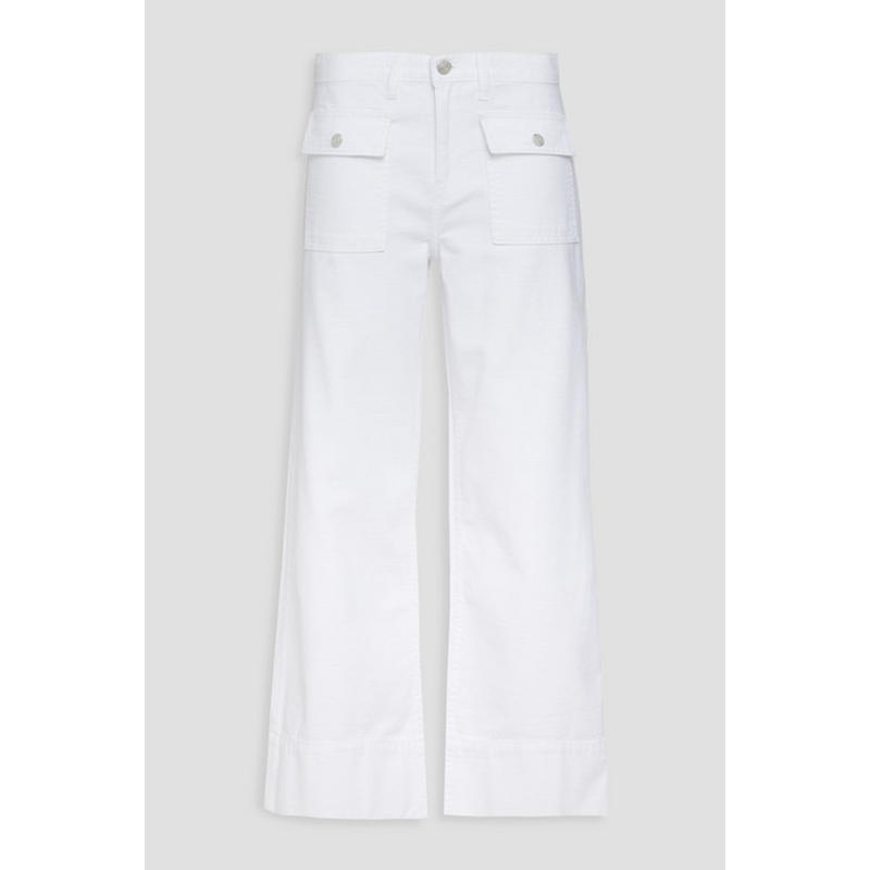 FRAME 女士 长裤 70s 短款棉质直筒裤