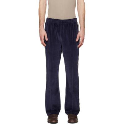 Needles 男士 运动长裤 海军蓝 Narrow 运动裤