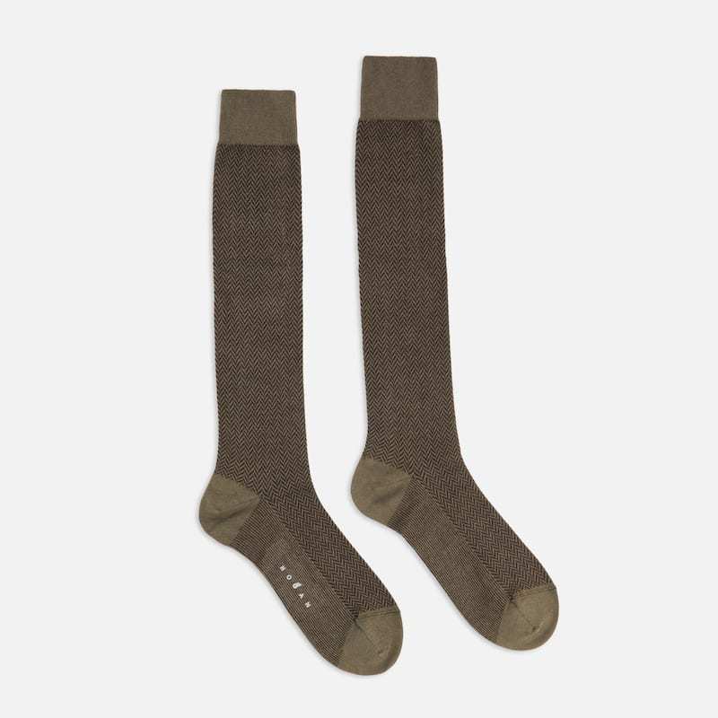 Hogan 男士 FW25 袜子 提花袜子