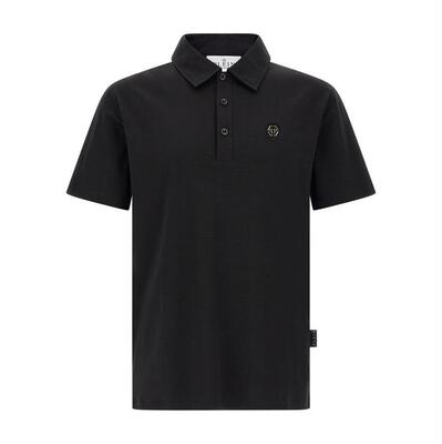 Philipp Plein 菲利普普兰 男士 POLO衫 经典 Logo 贴片 Polo 衫
