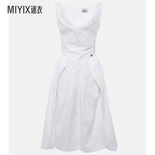 Vivienne Westwood 西太后 女 Sunday 棉质束腰连衣裙 迷衣时尚