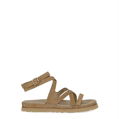 UGG Australia 中性（成人） SS26 凉鞋 Goldengaze 压纹踝带平底