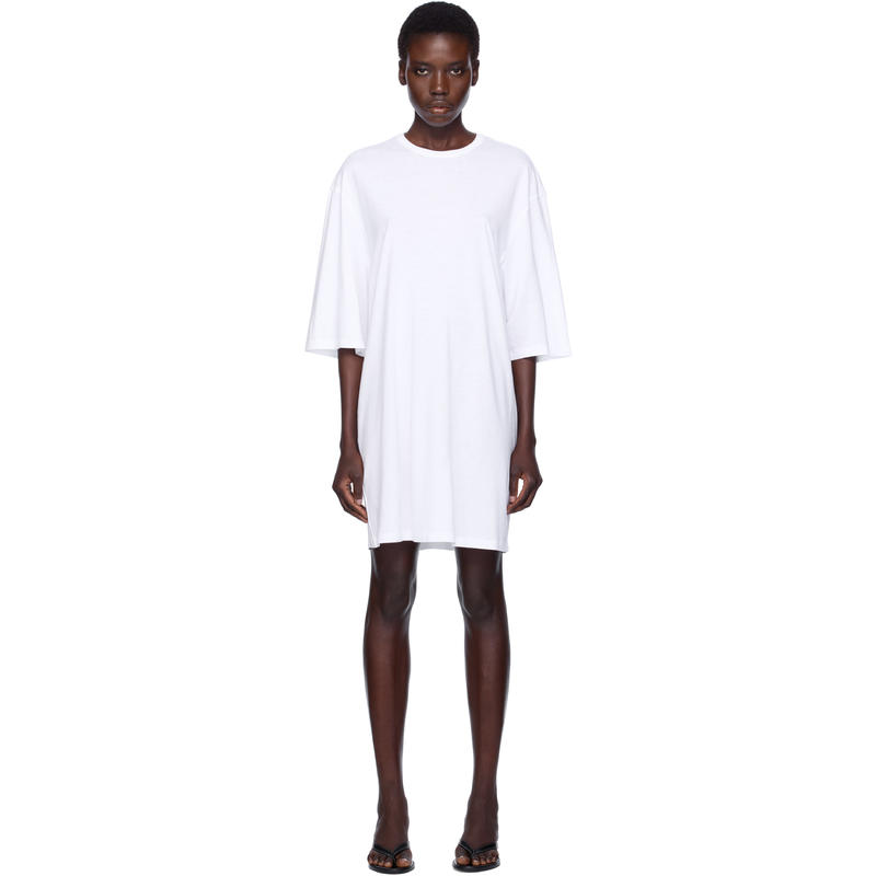 TOTEME 女士 短款连衣裙 白色 Relaxed Tee 连衣裙