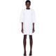 Relaxed TOTEME Tee 连衣裙 白色 女士 短款