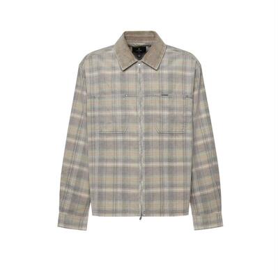 Represent 男士 SS26 衬衫 格纹拉链