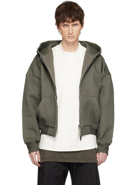 Seventh 男士 卫衣 绿色 V2 Zipped 连帽衫