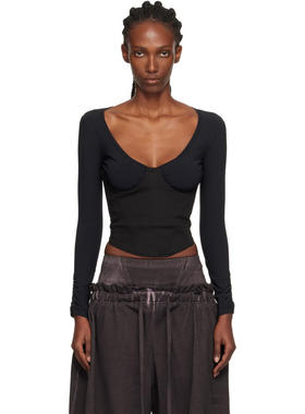 KNWLS 女士 背心 黑色 Scythe Bustier 上装