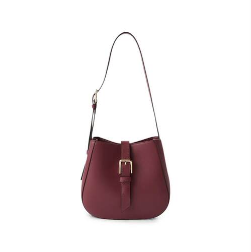 Furla 芙拉 女士 FW26 水桶包 红色皮革迷你