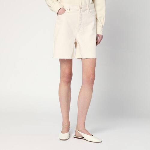 FRAME 女士 SS25 短裤 BUTTER-COLOURED 百慕大牛仔