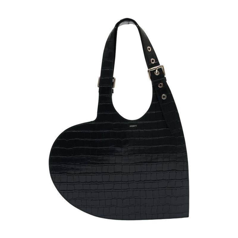 Coperni 女士 SS26 单肩包 鳄鱼纹束带心形肩包