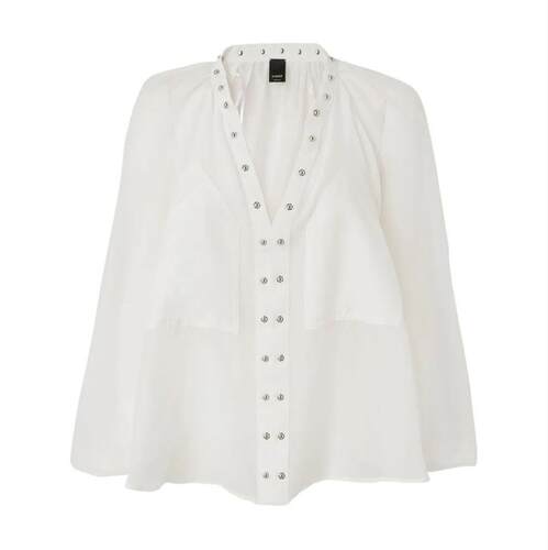 Pinko 品高 女士 SS25 上衣 长袖罩衫