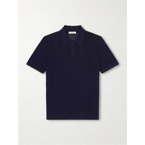 MR P. 男士 FW26 POLO衫 蜂巢纹针织有机棉