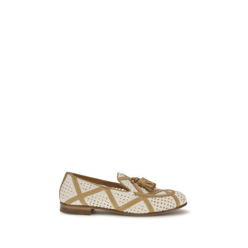 Fratelli Rossetti 女士 SS26 乐福鞋 Brera 布织皮质