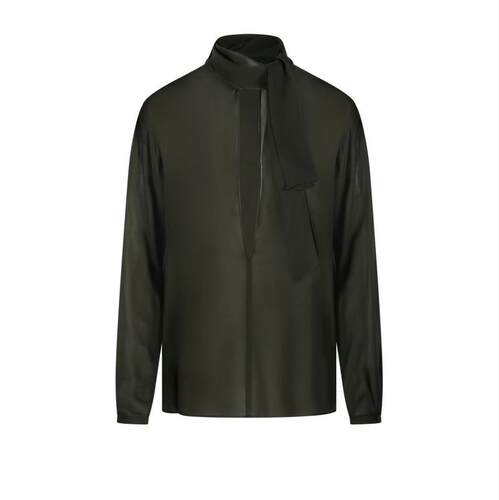 Alaïa 阿莱亚 女士 FW25 衬衫 乔其纱围巾