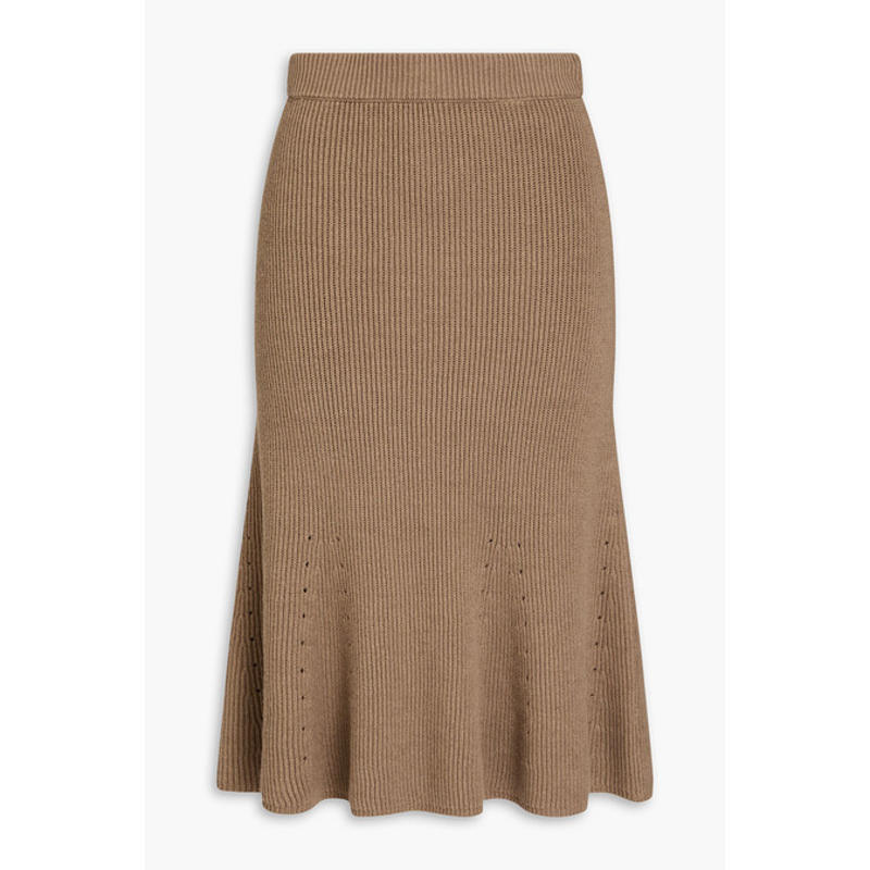 Joseph 女士 中长裙 罗纹亚麻混纺半身裙