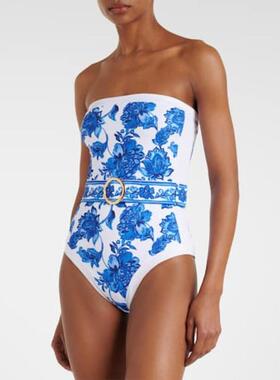 Alexandra Miro 女士 连体泳衣 Whitney 束带印花泳衣