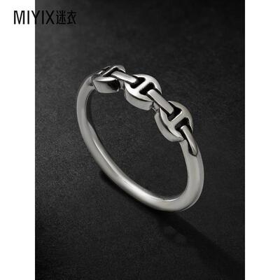 Hoorsenbuhs 男士Makers Dame 纯银戒指  迷衣时尚