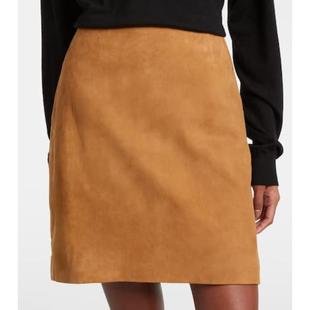 ROTATE 女士 迷你裙 绒面革迷你半身裙