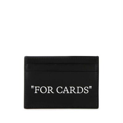Off-White 男士 SS26 卡包 黑色 Quote