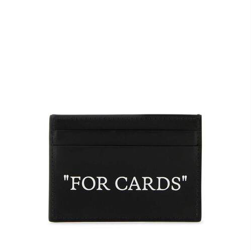 Off-White 男士 SS26 卡包 黑色 Quote