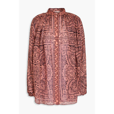 Zimmermann 兹默曼 女士 上衣 ramie-gauze 佩斯利印花长衫