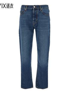 [秋冬新品]Jacob Cohen 男款'Edo' on Back 蓝色五袋带Logo拼缀男