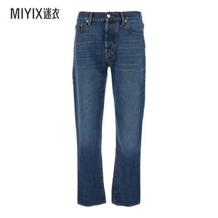 Cohen 男款 Edo Back Jacob 蓝色五袋带Logo拼缀男 秋冬新品