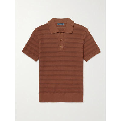 Frescobol Carioca 男士 SS26 POLO衫 Vidal 洞洞针织棉质