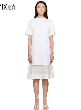 3.1 Phillip Lim 女款白色 Oversized T-shirt Combo 连衣裙 迷衣
