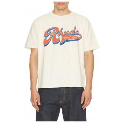 Rhude 男士 SS26 T恤 Pit Stop 圆领