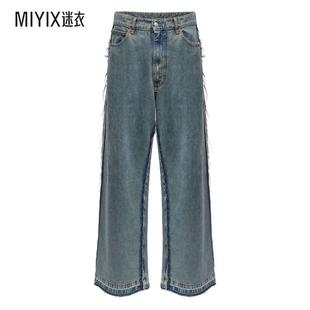 早秋新品 Maison MM6 迷衣时尚 Margiela 破洞寬褲牛仔褲男款