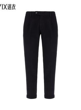 【秋季新品】Re-Hash 男款深蓝弹力棉混纺长裤 迷衣时尚