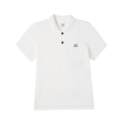 C.P. Company 中性（儿童） POLO衫 徽标棉混纺凸纹布童装