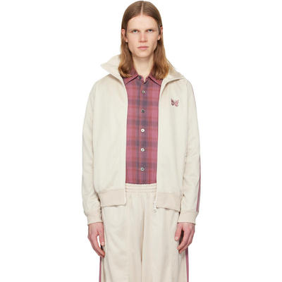 Needles 男士 卫衣 灰白色 Poly Smooth 运动夹克