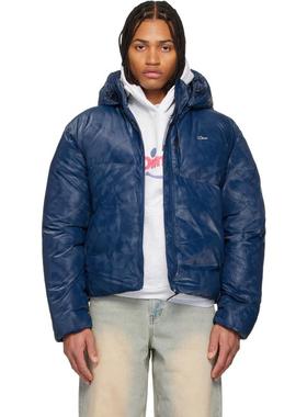 Dime MTL 男士 羽绒服 蓝色 Wavy 填充夹克