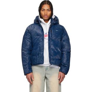 MTL Wavy 男士 蓝色 填充夹克 羽绒服 Dime