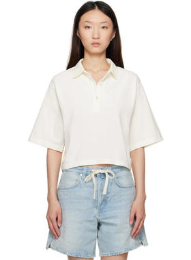 Citizens of Humanity 女士 POLO衫 灰白色 Lowen Polo 衫