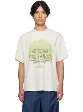 Story mfg. 男士 T恤 灰白色 Grateful T 恤