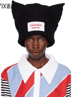 Charles Jeffrey Loverboy 女款黑色 Supersized Chunky Ears 毛