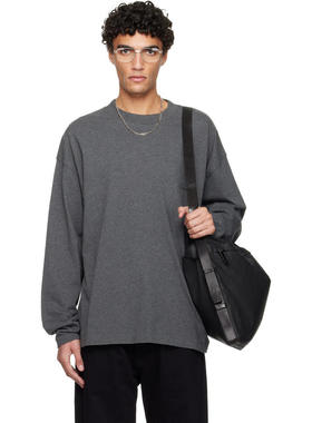 Essentials 男士 T恤 灰色 Holiday 系列 Classic 长袖