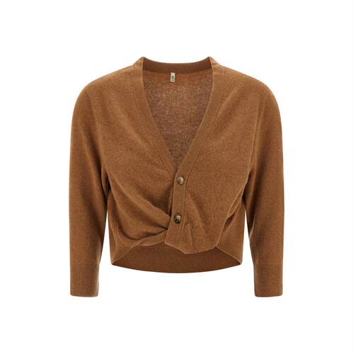 R13 女士 FW25 开衫 打结针织
