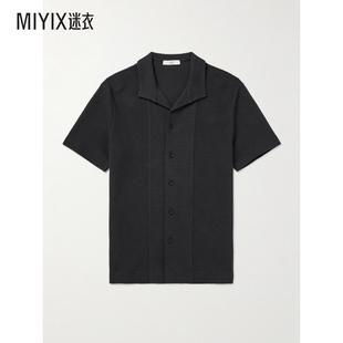 迷衣时尚 华尔夫针织棉质衬衫 男士