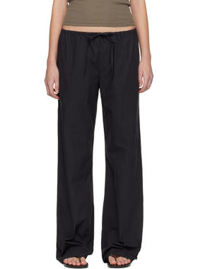 Matteau 女士 长裤 黑色抽绳长裤