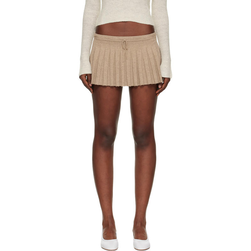 Danielle Guizio 女士 迷你裙 灰褐色 Vivienne 短裙