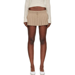 Danielle Guizio 女士 迷你裙 灰褐色 Vivienne 短裙