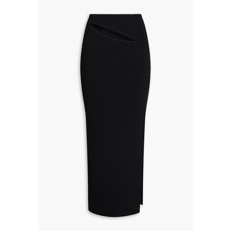 Christopher Esber 女士 超长裙 剪口罗纹针织长款半身裙