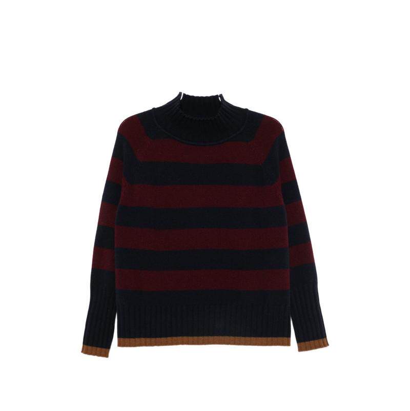 Be You 女士 FW26 毛衣 酒红色毛线衫